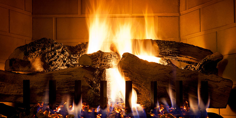 Gas Log Fireplace Installation in Acworth, Georgia